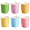 Nicunom 600 Pack 2 oz Disposable Bathroom Cups Mouthwash Cups Paper Sampling Cup Drinking Cup Small Cup for Home Picnic Travel Party, 6 Colors view 2