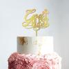 Personalized Christening Cross Cake Topper Baptism Cake Topper for Girl Boy Custom Name Golden Glitter God Bless Cake Topper First Communion Gift view 3