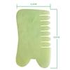 ARTIBETTER 1pc Jade Massage Comb Guasha Comb Jade Hair Gua Sha Massage Tool Massager for Head Caring, Relaxation view 2