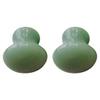 Uonlytech 2 Pcs Massage Tool Jade Roller Massager for Circulation Soreness Relief Handheld Spa Device view 1