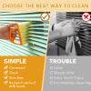 10 Pcs Venetian Window Blind Cleaner Duster Tool Set, Mini Blind Cleaner Duster Brush, Hand Held Air Conditioner Shutters Duster, Dirt Cleaner for Blind, Fan, Air Conditioner, Window Groove Gap view 4