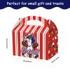 chiazllta Baseball Party Favor Treat Boxes Gift Boxes Baseball Candy Cookies Snack Goody Cardboard Box with Handles for Kids Sports Party Supplies Decorations, 12 Pcs view 2