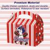 chiazllta Baseball Party Favor Treat Boxes Gift Boxes Baseball Candy Cookies Snack Goody Cardboard Box with Handles for Kids Sports Party Supplies Decorations, 12 Pcs view 4