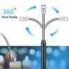 YOZWOO Electric Arc Plasma Lighter - Rechargeable USB C, Windproof, 360 Flexible Neck Design for Candle, Fireworks, Cooking (Black) view 2