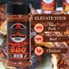10-42 Spicy BBQ Rub Seasoning (NO MSG, Low Sodium) - All natural, Hot BBQ Rub | Meat Grilling Spicy Dry Rub | Steak and Beef Seasoning | Prime Rib, Spare Ribs, Butt, Brisket, Pulled Pork, Chicken, Turkey Rub| 5.5 oz view 4