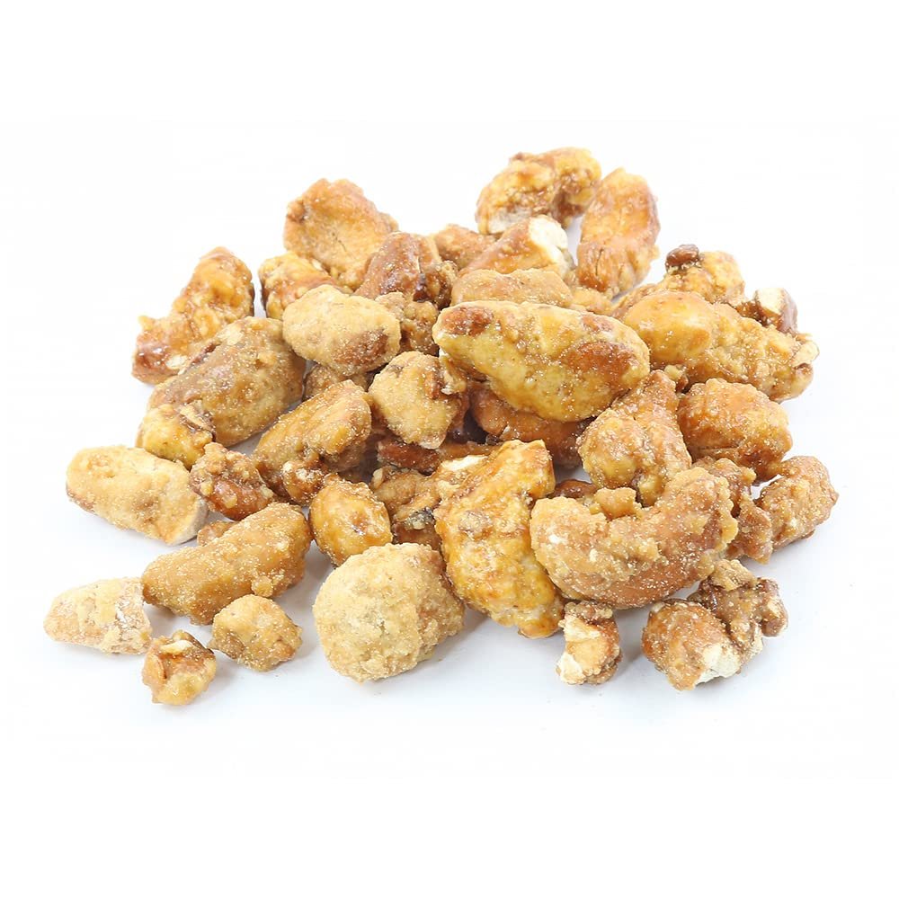 Oregon Farm Fresh Snacks Butter Toffee Cashews  Butter Toffee Coated Cashew Nuts  Delicious and Sweet Nut Snacks  Crunchy Cashew Nut Snack Packs for School, Office, Road Trips (22oz)