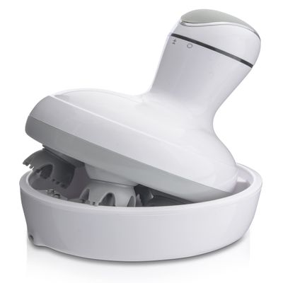 Eternal Living Hair Scalp Massager with Kneading Massage Nodes, White