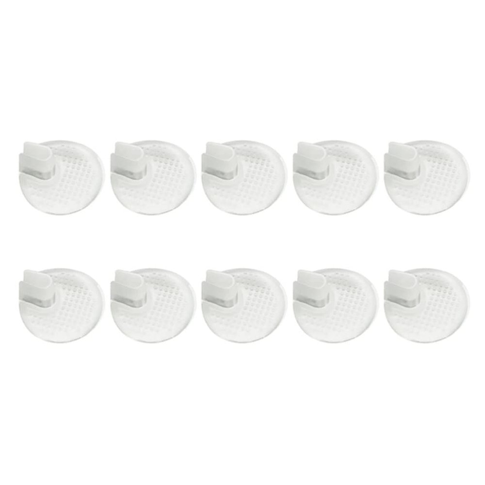 5pairs Transparent Gel Forefoot Cushions of Comfortable Insoles for Sandals Slippers Shoes Non- Metatarsal Pads for Toe and