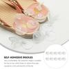 5pairs Transparent Gel Forefoot Cushions of Comfortable Insoles for Sandals Slippers Shoes Non- Metatarsal Pads for Toe and view 3