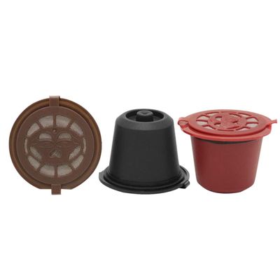 3 Pcs Refillable Reusable Espresso Capsule for Coffee Machine Reusable Capsule Refill Empty Capsule