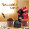 3 Pcs Refillable Reusable Espresso Capsule for Coffee Machine Reusable Capsule Refill Empty Capsule view 2