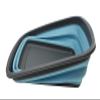 SAMMART 10L (2.6 Gallons) Collapsible Tub - Foldable Dish Tub - Portable Washing Basin - Space Saving Plastic Washtub (Grey/Sea Angel) view 3