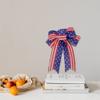 2pcs Red Blue Stat Pull Bow Present Bows for Gift Wrapping Bouquet Gift Packing Party Wedding Car Room Decor view 3