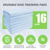 16 Pack Waterproof Underpads Washable Reusable Pet Training Bed Pad Soft Incontinence Adult Senior, 34" x 36" view 2