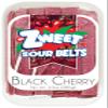 Zweet Sour Black Cherry Candy Belts 10 Ounce  Sour Kosher Candy, Halal Candy Belts  Resealable Pack of Sour Licorice Belts (10 Ounce) view 1