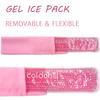 Reusable Perineal Ice Packs for Postpartum & Hemorrhoid Pain Relief, Hot & Cold Pack for Women After Pregnancy, 2 Ice Pack and 3 Cover. (Pink) view 2