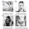 Reusable Perineal Ice Packs for Postpartum & Hemorrhoid Pain Relief, Hot & Cold Pack for Women After Pregnancy, 2 Ice Pack and 3 Cover. (Pink) view 4