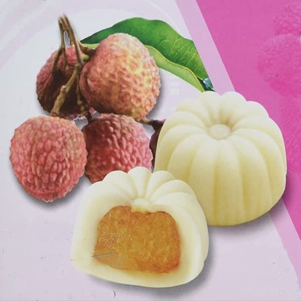 bodi : Mochi Lychee 6 pieces of 35g | Handmade Natural Ingredient (1 pack)