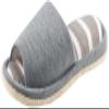 Basic Standard Women's Slippers, Room Shoes, Cleaning Slippers, Stylish, Simple, Spring, Summer, Border, Washable, Polycotton, Indoor, Mop Slippers, Women's, Gray view 1