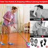 10 Pieces Microfiber Mop Slippers Shoes Cover Soft Washable Reusable Floor Polishing Dust Sweeper Cleaning Mop Tool, Brownie Pan with Dividers, Divided Non-Stick Edge Brownie Pans with Grips Slice view 2