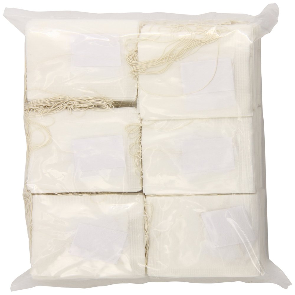 Special Tea Empty Tea Bags with String Bulk Case, 2.36" x 3.15" (60mm x 80mm), 5000 Count