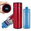 Bogush 60H Insulin Pens Cooler Travel Case Temp Display Medication Cooler for Travel TSA Approved Medicine Cooler Medical Diabetic Travel Cooler Bag Epipen Carry Case (Red) view 1