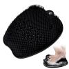 AXLOFO Shower Foot Scrubber Mat, Larger Size Foot Massager Mat with Non-Slip Suction Cups - Cleans, Exfoliationl, Massages Your Feet Without Bending, Foot Circulation & Relieve Tired Feet (Black) view 3