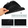 AXLOFO Shower Foot Scrubber Mat, Larger Size Foot Massager Mat with Non-Slip Suction Cups - Cleans, Exfoliationl, Massages Your Feet Without Bending, Foot Circulation & Relieve Tired Feet (Black) view 4