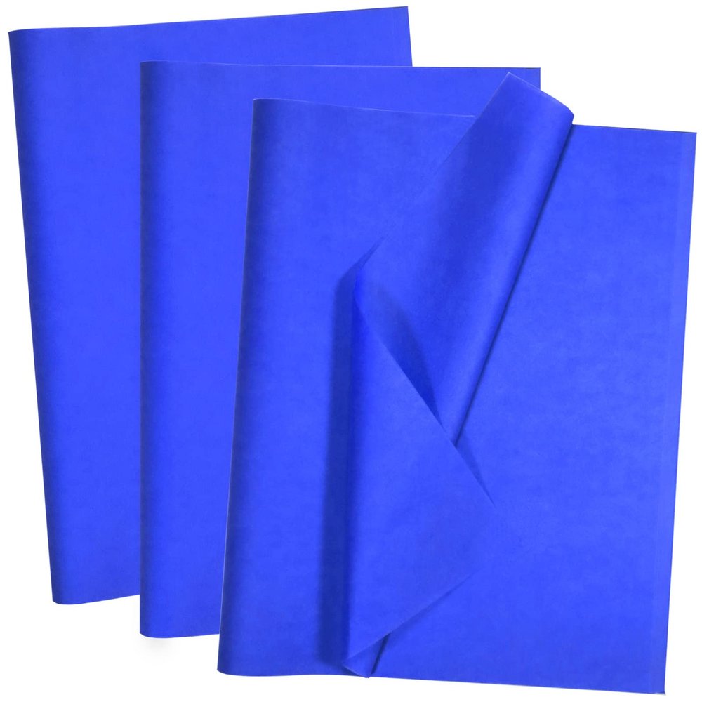 100 Sheets Blue Tissue Paper Artdly 14 x 20 Inches Blue Wrapping Paper Bulk for Weddings Birthday DIY Project Christmas