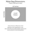 12ct Personalized M&M's Candy Party Favors with Photo M&M's Candy Fun Size Bags (12 Pack) - Light Blue Foil - Fully Assembled (3x4 in) view 3