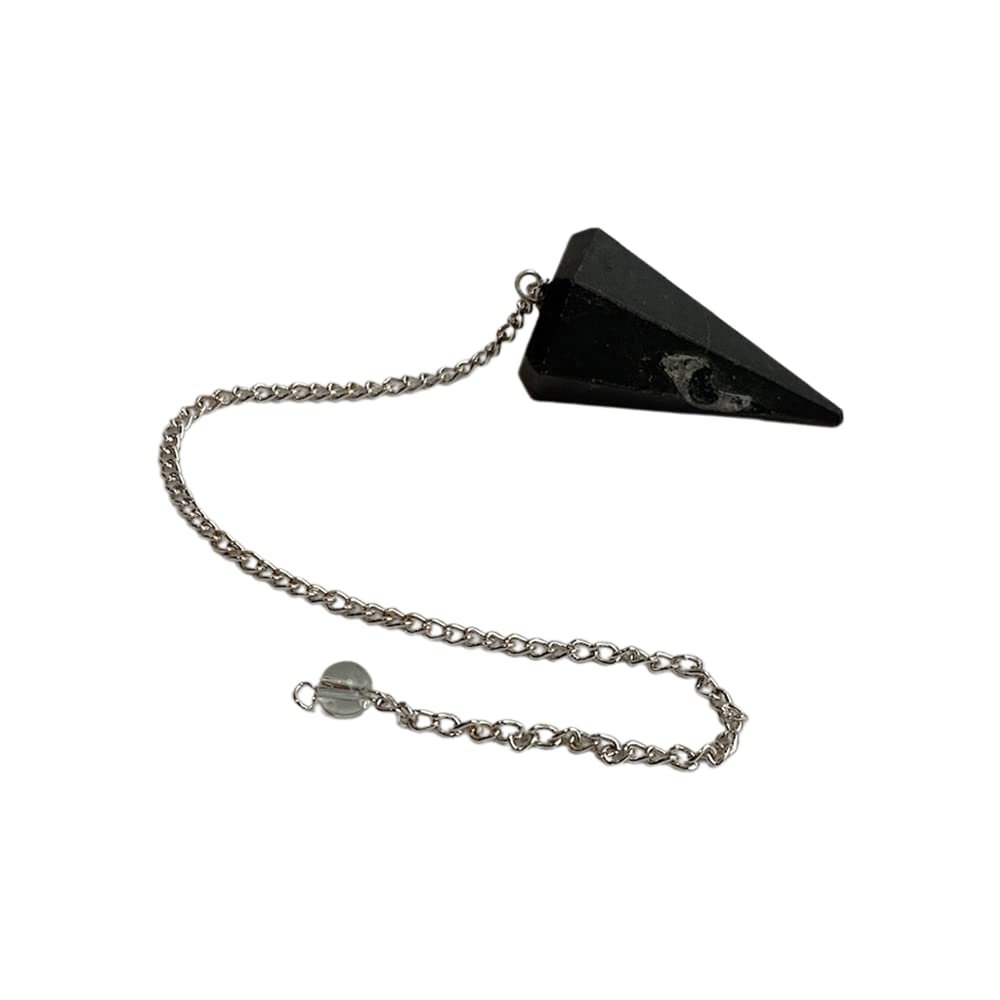 VIE Pendulum with Chain (Black Agate)