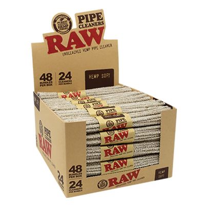48pc Display - RAW Pipe Cleaners - 24pc (Soft Bristle)