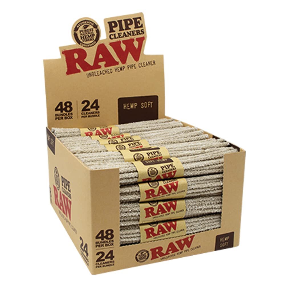 48pc Display - RAW Pipe Cleaners - 24pc (Soft Bristle)