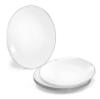 OCCASIONS 360 Pcs set (60 guest) Wedding Disposable Plastic Plate and Silverware Combo 10.25" + 7.5" + Silverware (Double Fork) (Bali in White & Silver, Silver Silverware) view 2