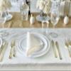 " OCCASIONS " 120 Piece Plates Pack, Disposable Wedding Party Plastic Bowls (16oz Soup Bowl, Bali in White & Gold) view 4