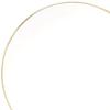 " OCCASIONS " 40 Piece Plates Pack, Disposable Wedding Party Plastic Bowls (16oz Soup Bowl, Bali in White & Gold) view 2