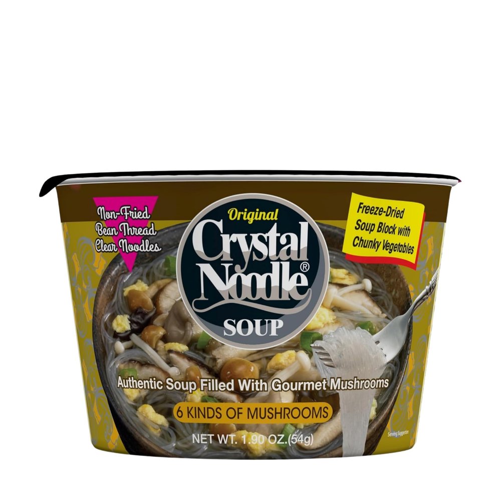 Crystal Noodle Soup, 6 Kinds of Mushrooms, 1.9 Ounce (Pack of 6)