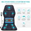 AIVEISI Massage Seat Cushion Pad with Heat 9 Massage Style Lumbar Support Function, Fatigue Stress Relief Back Massager Chair Pad for Men Women Home Office Use view 2