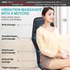 AIVEISI Massage Seat Cushion Pad with Heat 9 Massage Style Lumbar Support Function, Fatigue Stress Relief Back Massager Chair Pad for Men Women Home Office Use view 3