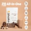 310 Nutrition All-in-One Meal Replacement Shake Powder with Shaker Cup Starter Kit - Vegan Protein, Superfood Blend, Sugar-Free, Low-Carb, Keto and Paleo Friendly - Chocolate Bliss - 28 Servings view 3