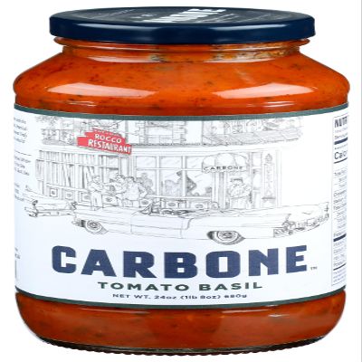 Carbone, Pasta Sauce Tomato Basil, 24 Ounce