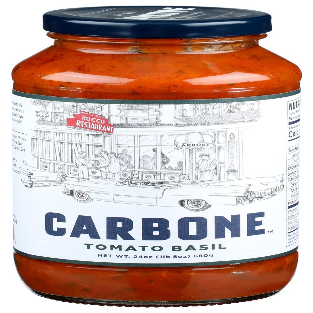 Carbone, Pasta Sauce Tomato Basil, 24 Ounce