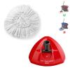 BonusLife 1 Pack Mop Refill and 1 Mop Head Base Part for O-Ceda EasyWrin Spin Mop Refill 1-Tank System Only Easy Cleaning Microfiber Replacement view 1