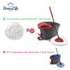 BonusLife 1 Pack Mop Refill and 1 Mop Head Base Part for O-Ceda EasyWrin Spin Mop Refill 1-Tank System Only Easy Cleaning Microfiber Replacement view 2