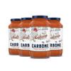 Carbone Mushroom Marinara Pasta Sauce | Tomato Sauce Made with Fresh & All-Natural Ingredients | Non GMO, Vegan, Gluten Free, Low Carb Pasta Sauce, 24 Fl Oz (Pack of 4) view 1