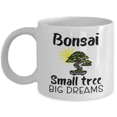 Bonsai mug, bonsai gifts, bonsai coffee cup gift idea for bonsai tree lover