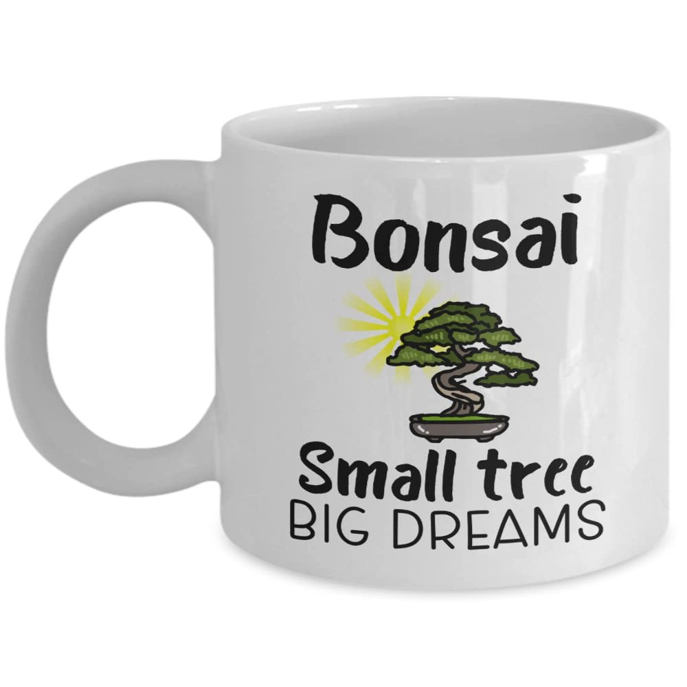 Bonsai mug, bonsai gifts, bonsai coffee cup gift idea for bonsai tree lover