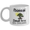 Bonsai mug, bonsai gifts, bonsai coffee cup gift idea for bonsai tree lover view 1