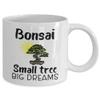 Bonsai mug, bonsai gifts, bonsai coffee cup gift idea for bonsai tree lover view 2
