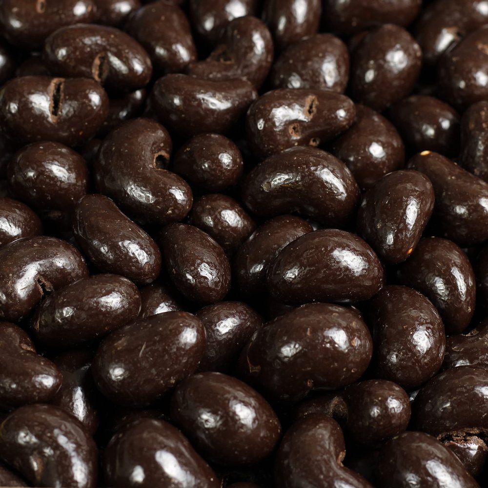 Sugar Free Dark Chocolate Covered Cashews by Its Delish, 10 lbs Bulk Bag | Gourmet Dark Chocolate Cashews, Healthy Snacks Chocolate Nuts, USA Made, Vegan, Kosher